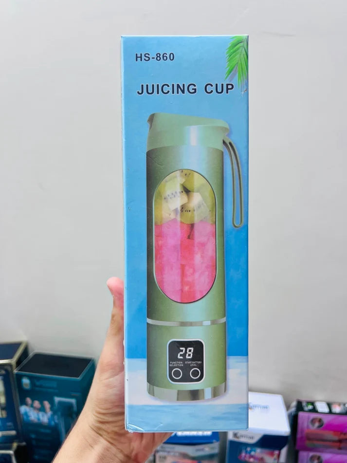 Portable Blender with LED Display – 3 Speed USB Rechargeable Smoothie & Juice Maker HP-118