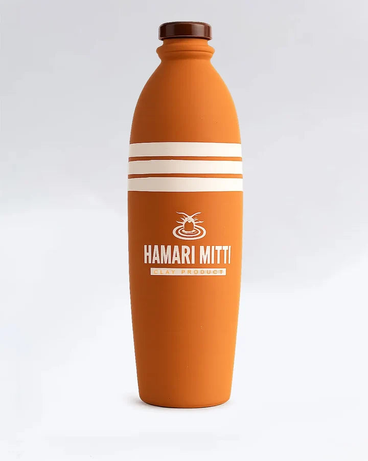 Handcrafted Clay Water Bottle