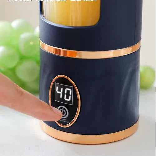 Portable Blender with LED Display – 3 Speed USB Rechargeable Smoothie & Juice Maker HP-118