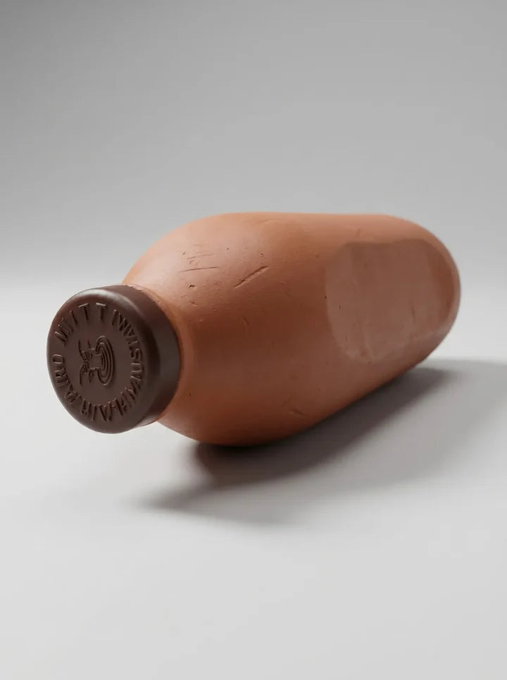 Handcrafted Clay Water Bottle